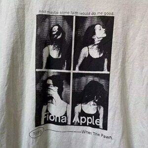 Fiona Apple Shirt, 1999 When The Pawn Fiona Apple White T-shirt Gift For Fan